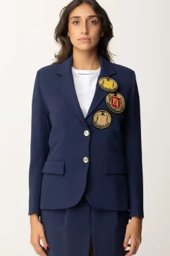 Elisabetta Franchi Giacca con PatchNAVY