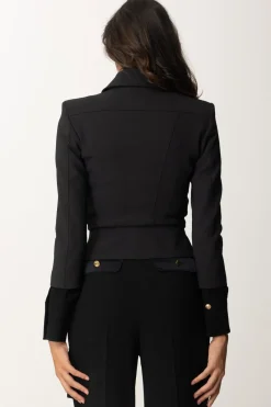 Elisabetta Franchi Giacca con Baschina e ZipNERO