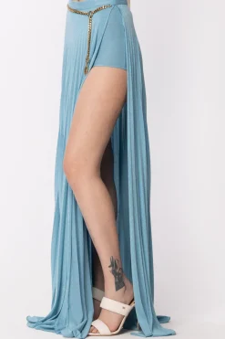 Elisabetta Franchi Gonna Plissettata In LurexCARTADAZUCCHERO