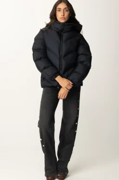 Elisabetta Franchi Jeans Dritti con BottoniBLACK DENIM