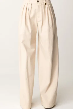 Elisabetta Franchi Jeans a Gamba Larga con PincesLATTICE