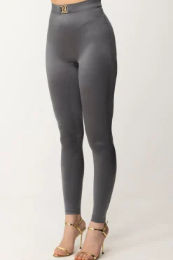 Elisabetta Franchi Leggings In Lycra con LogoPIOMBO