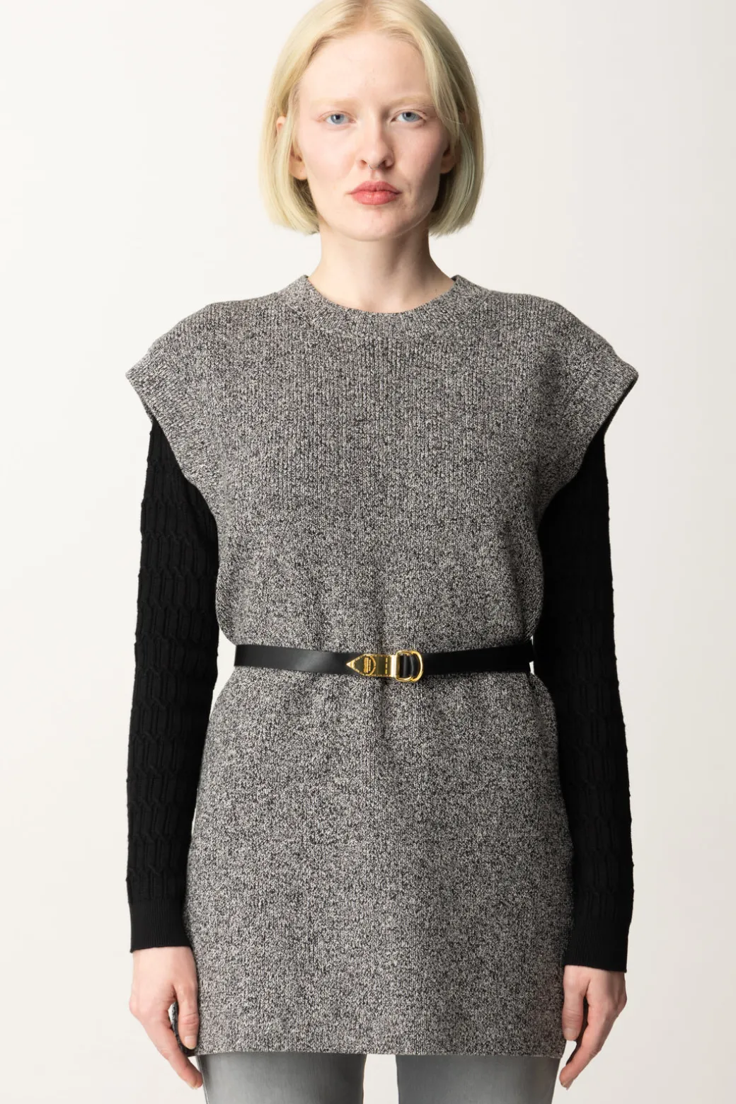 Elisabetta Franchi Maglia con CinturaSALEPEPE