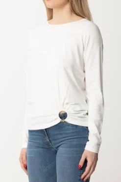 Elisabetta Franchi Maglia con AnelloAVORIO