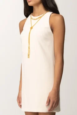 Elisabetta Franchi Mini Abito a Sacchetto con CollanaBURRO