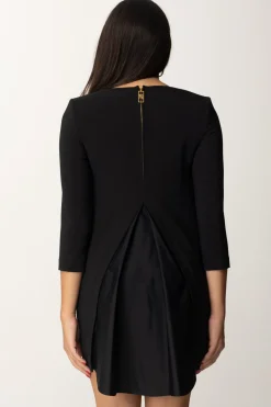 Elisabetta Franchi Mini Abito con Inserto In VelaNERO