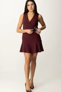 Elisabetta Franchi Mini Abito Stretch con CinturiniROUGE NOIR