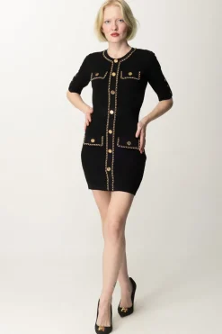 Elisabetta Franchi Miniabito con CatenaNERO