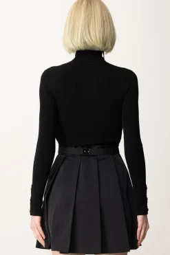 Elisabetta Franchi Miniabito con Ricamo LogoNERO