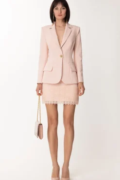 Elisabetta Franchi Minigonna con PizzoROSA BABY