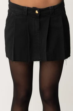 Elisabetta Franchi Minigonna In Jeans UsedNERO