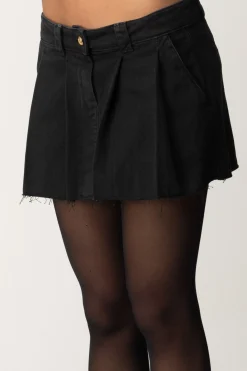 Elisabetta Franchi Minigonna In Jeans UsedNERO