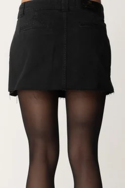 Elisabetta Franchi Minigonna In Jeans UsedNERO