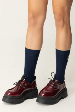 Elisabetta Franchi Mocassini ChunkyROUGE NOIR