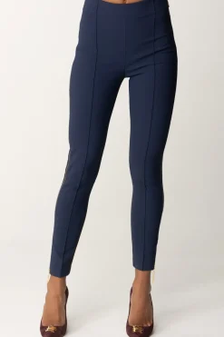 Elisabetta Franchi Pantalone Dritto con ZipNAVY