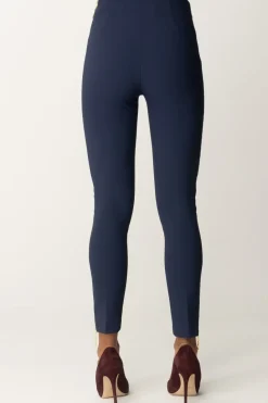Elisabetta Franchi Pantalone Dritto con ZipNAVY