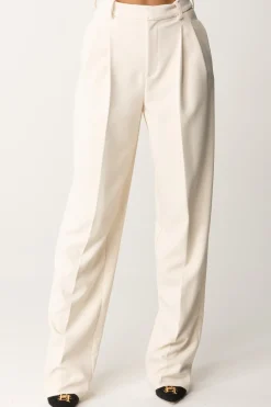 Elisabetta Franchi Pantaloni Classici con Doppia PincesBURRO