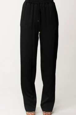 Elisabetta Franchi Pantalone Jogger In CrêpeNERO
