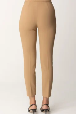 Elisabetta Franchi Pantaloni Dritti con Fascione con LogoCAMEL