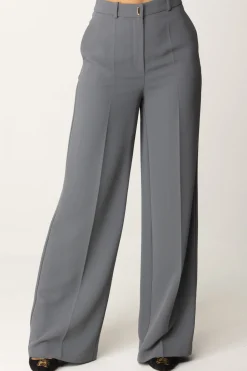 Elisabetta Franchi Pantaloni Dritti a Gampa AmpiaSTEEL