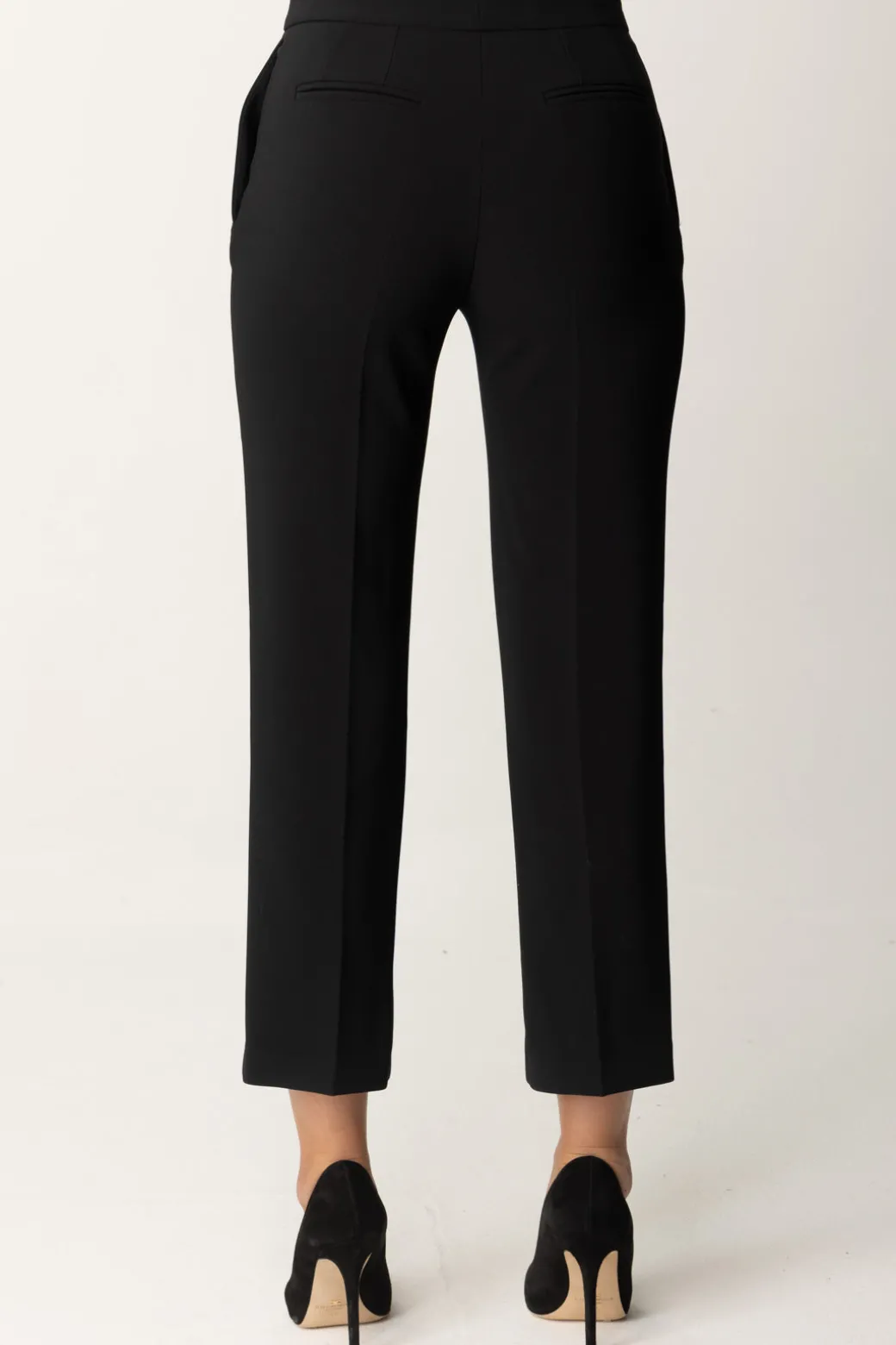 Elisabetta Franchi Pantalone con SpacchettiNERO