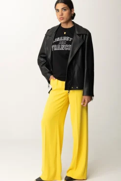 Elisabetta Franchi Pantaloni Dritti a Gampa AmpiaMIMOSA