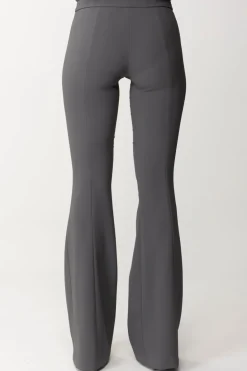 Elisabetta Franchi Pantaloni a Zampa In CrepePIOMBO