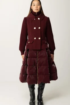 Elisabetta Franchi Piumino con Gonna a RuotaROUGE NOIR