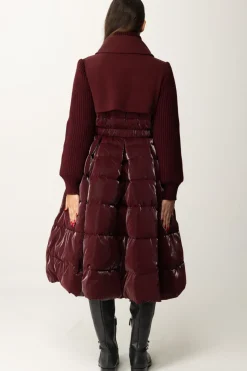 Elisabetta Franchi Piumino con Gonna a RuotaROUGE NOIR