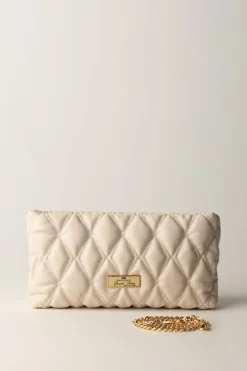Elisabetta Franchi Pochette In Tessuto EmbossedLATTICE