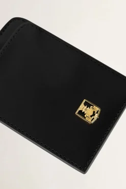 Elisabetta Franchi Porta Badge Effetto PelleNERO