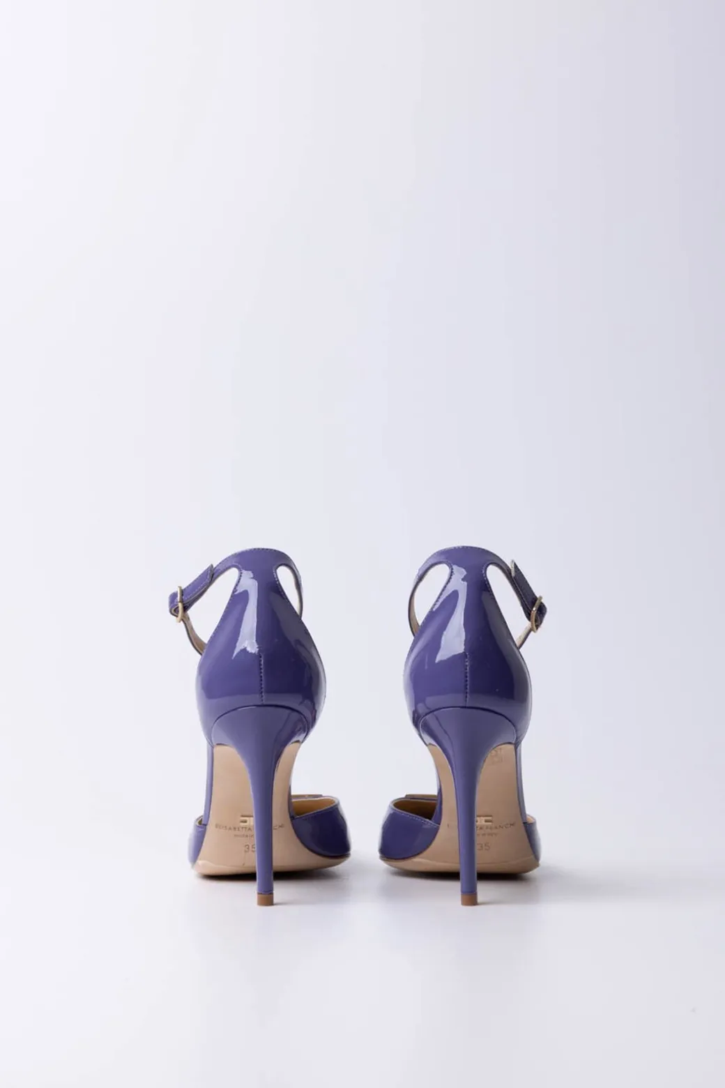 Elisabetta Franchi Pumps In Vernice con LogoAMETISTA
