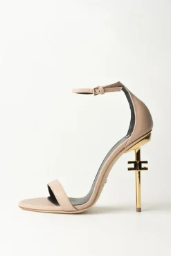 Elisabetta Franchi Sandali con Tacco SculturaCARNE