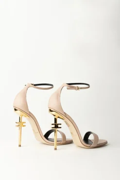 Elisabetta Franchi Sandali con Tacco SculturaCARNE