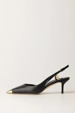 Elisabetta Franchi Slingback con Punta In MetalloNERO