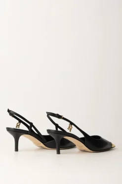 Elisabetta Franchi Slingback con Punta In MetalloNERO