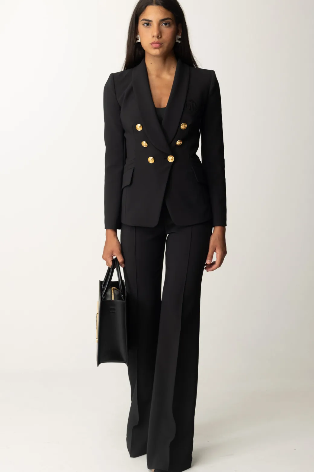 Elisabetta Franchi Tailleur Giacca e PantaloneNERO