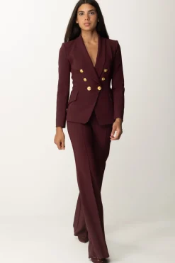 Elisabetta Franchi Tailleur Giacca e PantaloneROUGE NOIR