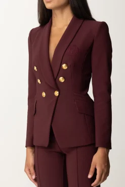 Elisabetta Franchi Tailleur Giacca e PantaloneROUGE NOIR