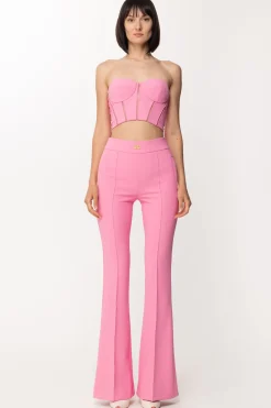 Elisabetta Franchi Top Bustier con Motivo a JourBUBBLE