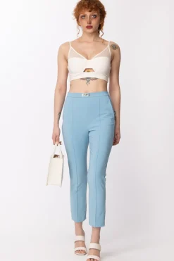 Elisabetta Franchi Top con Inserti In TulleBURRO