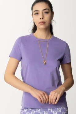 Elisabetta Franchi T-shirt con CollanaIRIS