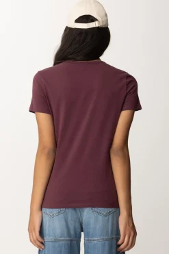 Elisabetta Franchi T-shirt In Jersey con CollanaROUGE NOIR