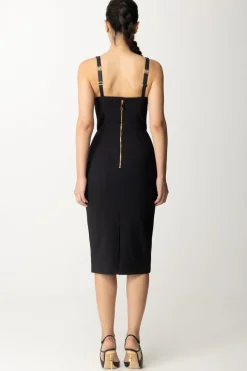 Elisabetta Franchi Tubino In Crepe Stretch con ZipNERO