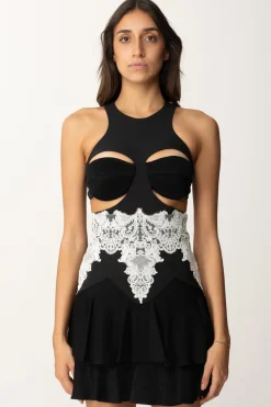 Elisabetta Franchi Tubino In Pizzo con CoppeNERO