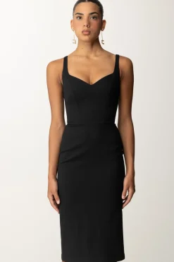 Elisabetta Franchi Tubino In Lana MélangeNERO