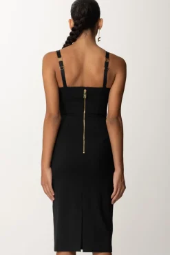 Elisabetta Franchi Tubino In Lana MélangeNERO