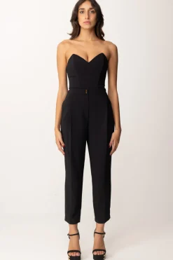 Elisabetta Franchi Tuta con Top BustierNERO