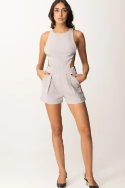 Elisabetta Franchi Tuta Corta con Elastico LogatoPERLA