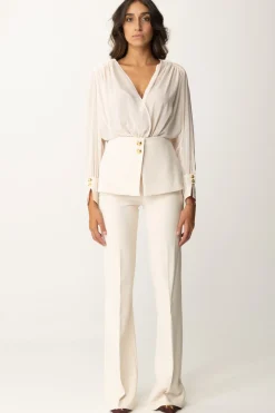 Elisabetta Franchi Tuta Lunga con Baschina In VitaBURRO